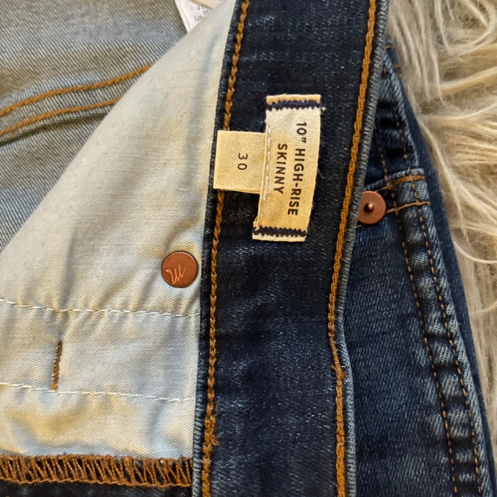 Madewell Size 30 Skinny Jeans, never worn before, excellent condition